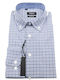Long Sleeve Shirt Regular Fit Checked White Grey