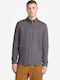 Long Sleeve Linen Shirt Blackened Pearl