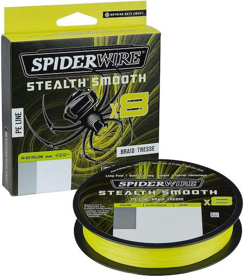 Spiderwire Stealth Smooth X8 Κίτρινο Νήμα 300 Μ 0,11 Χιλ 10,3 Κιλά