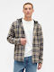 Μακρυμάνικo Φανελένιο Πουκάμισο Καρό Blue Brown Plaid