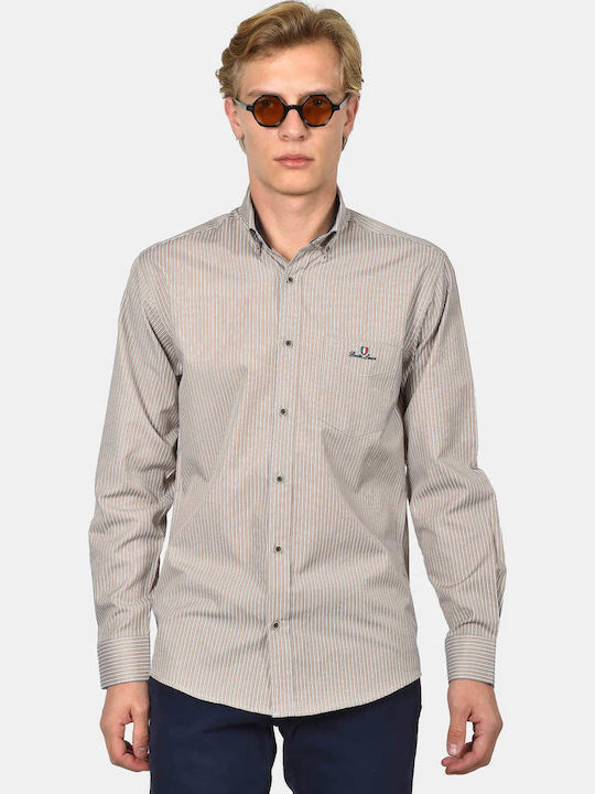Berto Lucci Long Sleeve Shirt in Regular Fit St...