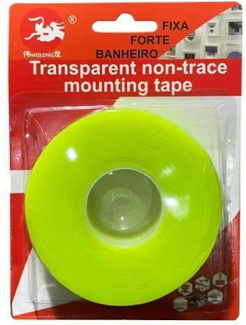 Transparent Non-Trace Mounting Tape Transparent Adhesive Tape Yellow