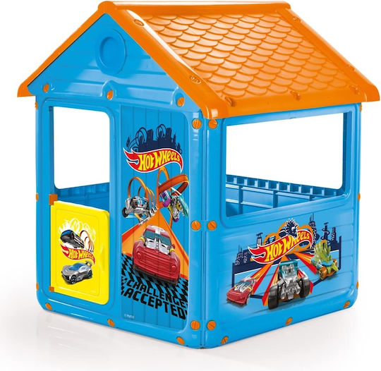 Dolu Kids Garden Playhouse Hot Wheels Blue 125x100x104cm