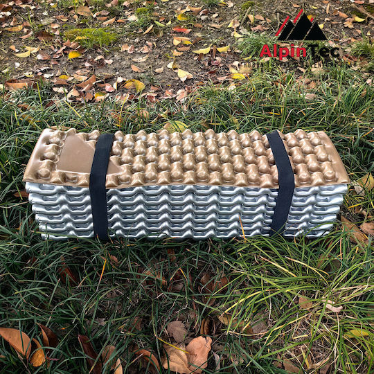 AlpinPro Foam Single Camping Sleeping Mat 192x58cm Thickness 2cm Green