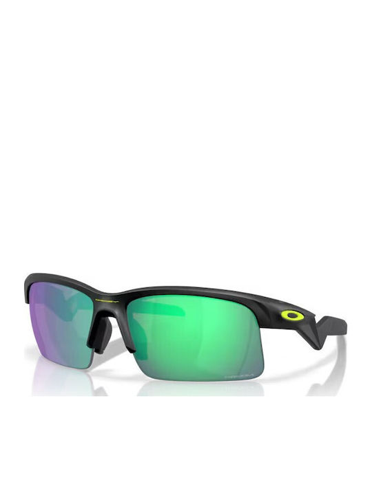 Oakley Αθλητικά Παιδικά Γυαλιά Ηλίου Μαύρα