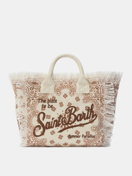 MC2 Colette Stoff Strandtasche Beige