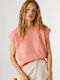 Damen T-Shirt Korallenpfirsich Rosa