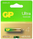 GP Batteries Ultra Αλκαλική Μπαταρία AAA 1.5V
