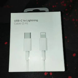 Green-lyca USB-C zu Blitzkabel Weiß 2m