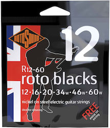 Rotosound Set Of Strings 12 - 60 For Electric Guitar Roto Rotosound Set Of Strings 12 - 60 For Electric Guitar Roto