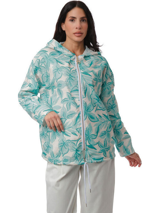 Women's Jacket for Winter Floral