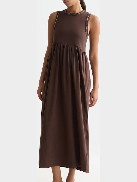 Summer Midi Dress Hot Fudge
