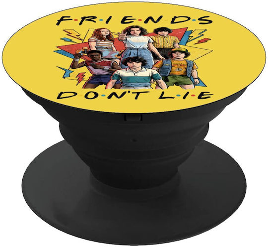 Friends Dont Lie Stranger Things Pop Sockets Suport Telefon Negru