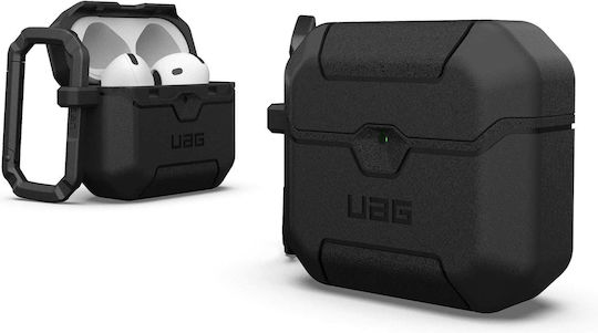 UAG Scout Silicone Case with Hook in Black for Apple AirPods 4