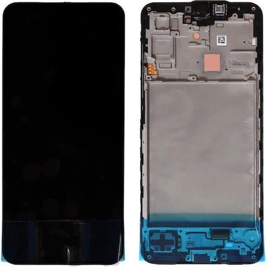 OLED Ersaztbildschirm mit Touch-Mechanismus und Rahmen für Samsung Galaxy A17 4g A175f Schwarz