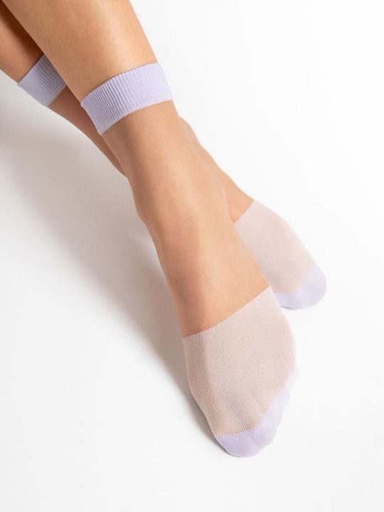 Fiore Sexy Lila Socken