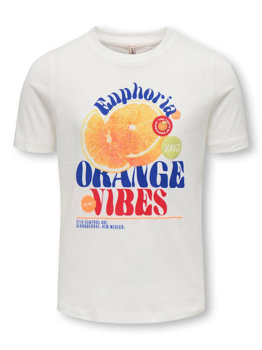 Kids Only Kinderoberteile T-Shirt Weiß