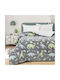 Kids Sherpa Comforter Fluorescent Single Dinosaurs Fluorescent 160x220cm
