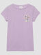 Kids Short-Sleeved Blouse Lilac