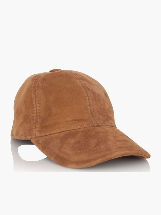 Leather Jockey Cap Mavrudis Mrdline 4910119 Tan