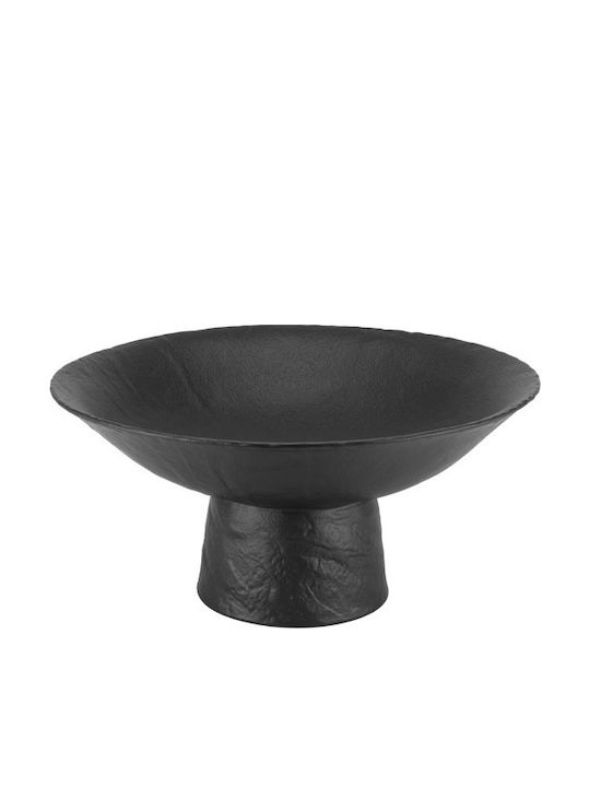 Raki Meteor Obstschale Porzellan Schwarz 32cm