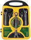Yiwei Κλειδιά Γερμανοπολύγωνα Καστάνια 7τμχ Ratchet Wrench Combination Tools