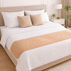Melinen Hotel Bed Runner Single M250xW55cm Beige