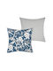 Μαξιλάρι Καναπέ S-f Brianna από 100% Βαμβάκι Blue 40x40εκ.