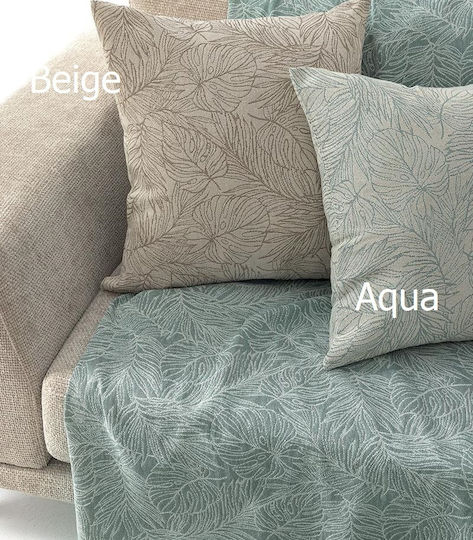 Palamaiki Διακοσμητική Μαξιλαροθήκη Pena Beige 55x55εκ.