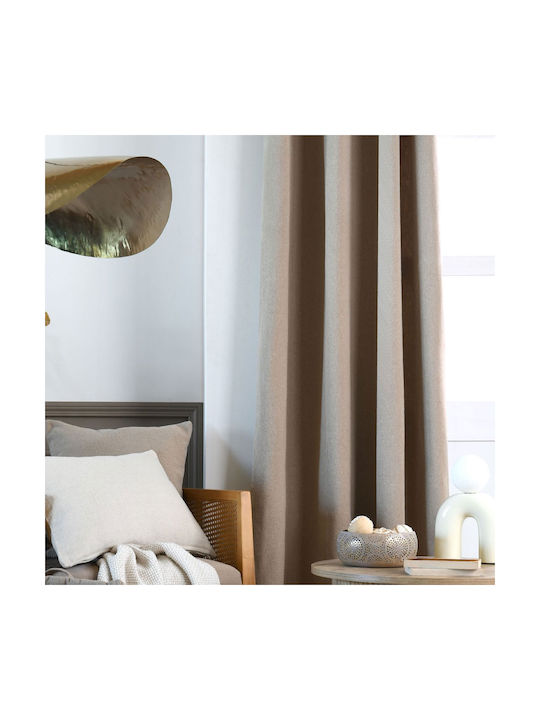 Vorhang mit Grommets Monaco Naturel 140x260cm