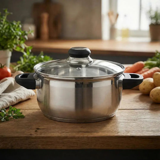 Altom Oală Adâncă Din Oțel Inoxidabil 2.5l