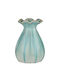 Butlers Dekorative Keramikvase Flora Blau Y31cm