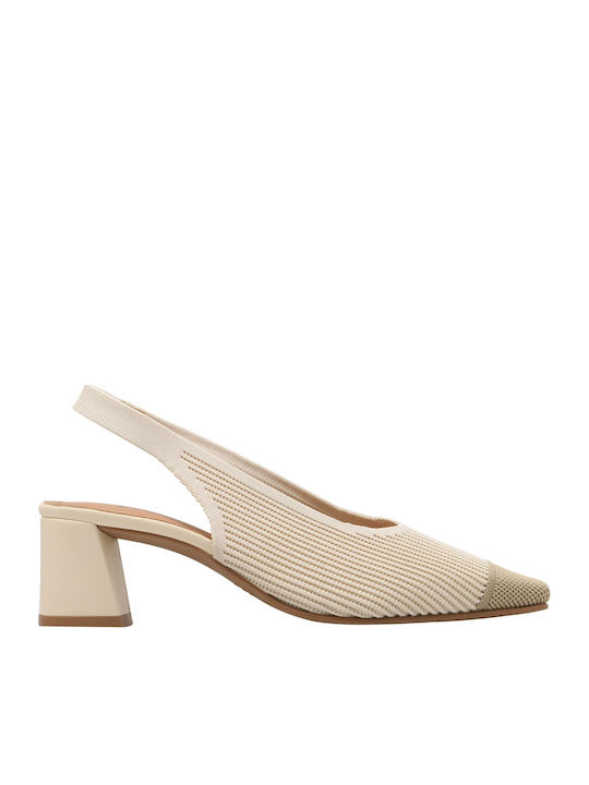Pumps Mit Chunky Mittlerem Absatz Braun