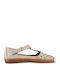Leather Women's Ballerina Shoes In Gray Colour