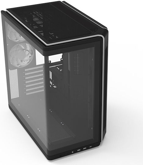 Zalman P60 Gaming Midi Tower Κουτί Υπολογιστή με Πλαϊνό Παράθυρο Μαύρο