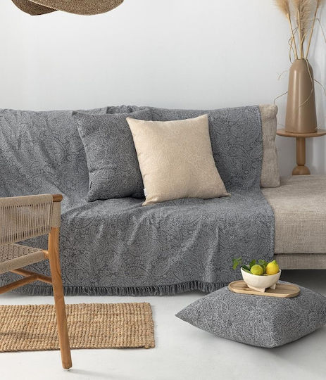 Palamaiki Sena Armchair Throw 180x180cm Grey