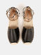 Summer Women's Platform Espadrille Style Black