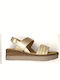 Anatomisch Damenplattformen Gold