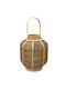 Marhome Φαναράκι Bamboo Καφέ 23x23x30εκ.