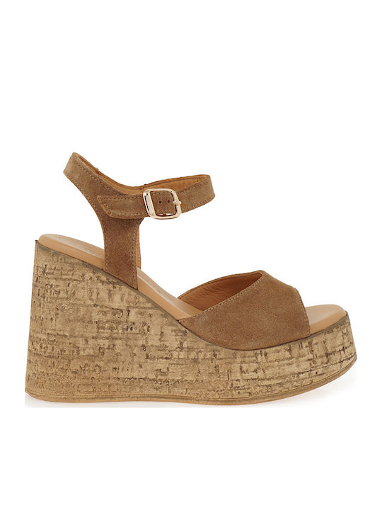 Tsakiris Mallas Women's Brown Summer Platforms
