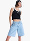 Mid Damen-Shorts Jean Sunbleached