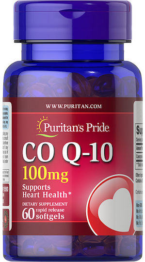 Puritan's Pride Co Q-10 100mg 60 Capsule Moi