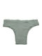 Cotton Women's Brazil with Lace Petrol Blue