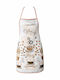 Waterproof White Kitchen Apron 4000357