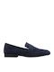 Suede Ανδρικά Loafers σε Μπλε Χρώμα