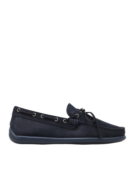 Suede Ανδρικά Loafers σε Μπλε Χρώμα