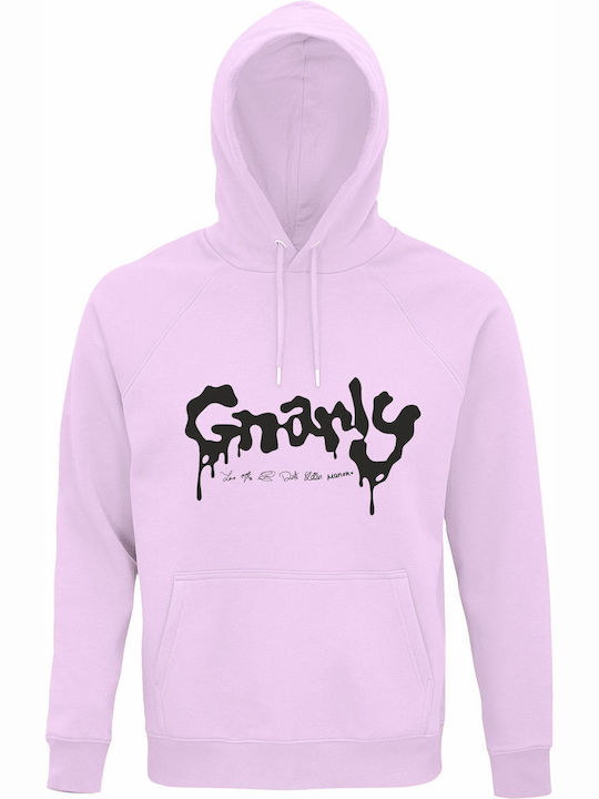 Детски Суичър с Качулка Creamy Pink Katseye Gnarly Signatures Autographs