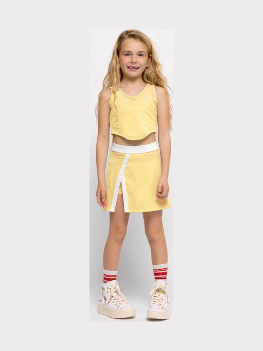Kids Fabric Yellow Shorts/Bermuda