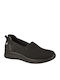 Ανατομικά Γυναικεία Slip-On Πάνινα Μαύρα
