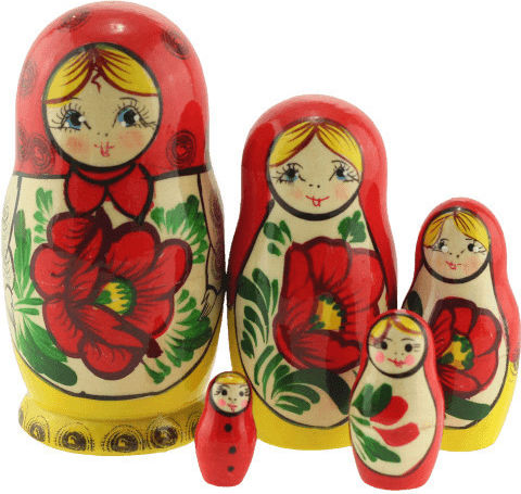 Azhna Декоративна Кукла от Дърво 10.5см